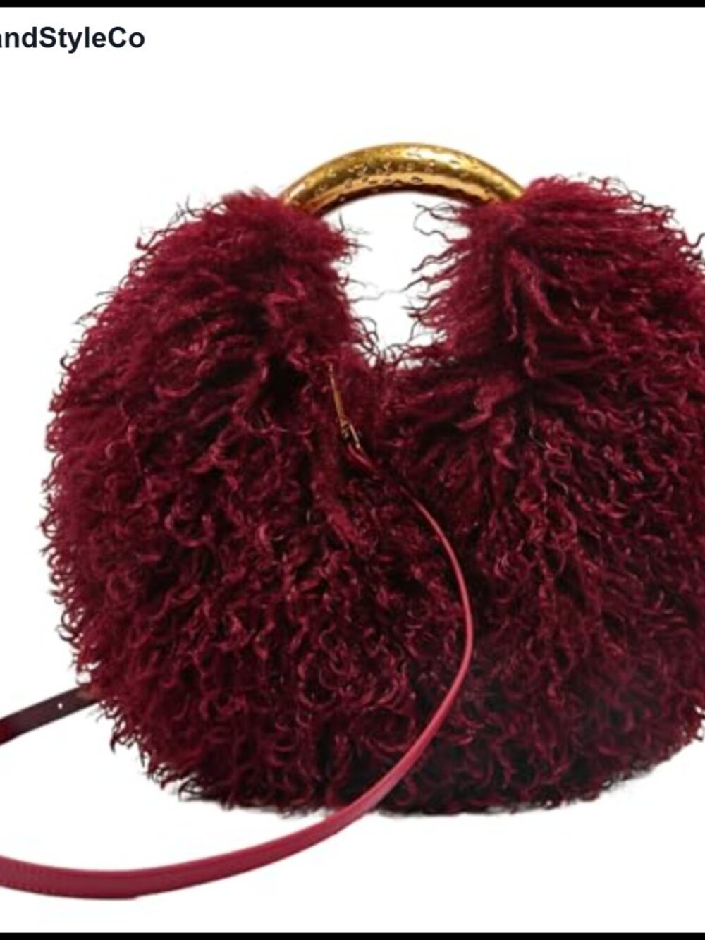 Faux Fur Hobo Shoulder Bag Y2K Fluffy Crossbody Plush Purse